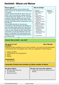 Mitose und Meiose Sek I-Lerntheke (120MB)