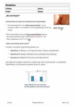 Verhaltensbiologie - Ein Kuss