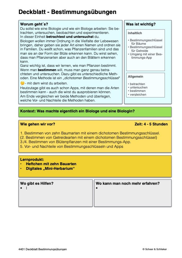 Botanik: Bestimmungsübungen (42 MB)