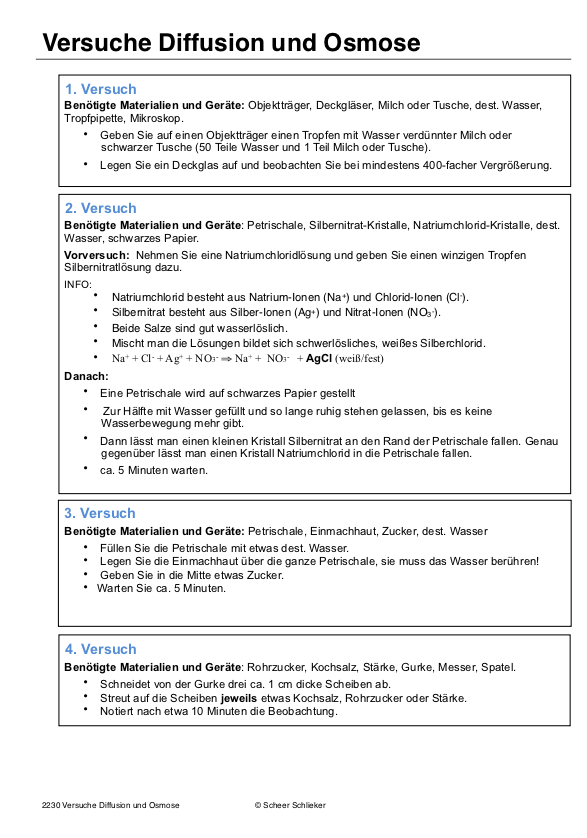 Diffusion und Osmose (170 MB)