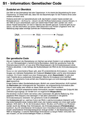 Proteinbiosynthese - ein Lernparcours (Einzellizenz) 93 MB