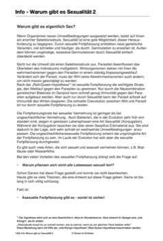 Sexualität und Angepassheit - Botanik, Jahrgang 5 und 6 (6 MB)